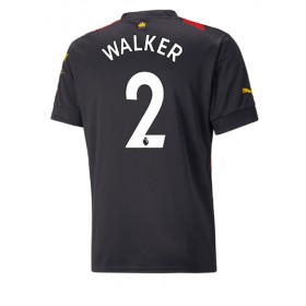 Herren Fußballbekleidung Manchester City Kyle Walker #2 Auswärtstrikot 2022-23 Kurzarm